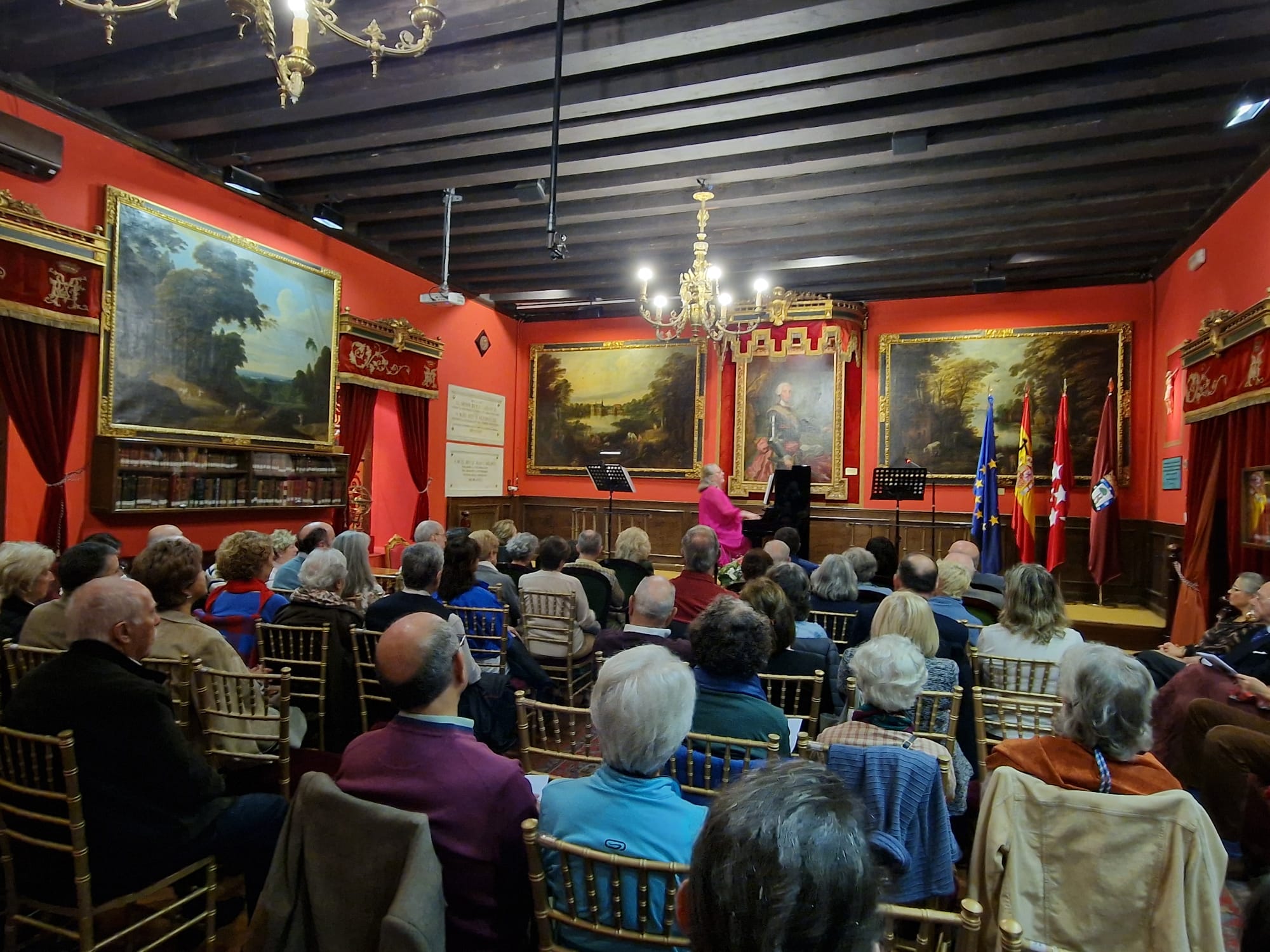Acto cultural en la Real Sociedad Económica Matritense