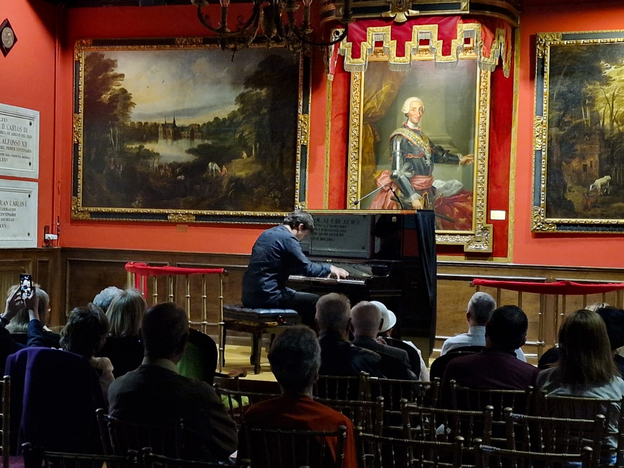 Concierto de piano en la Real Sociedad Económica Matritense de Amigos del País