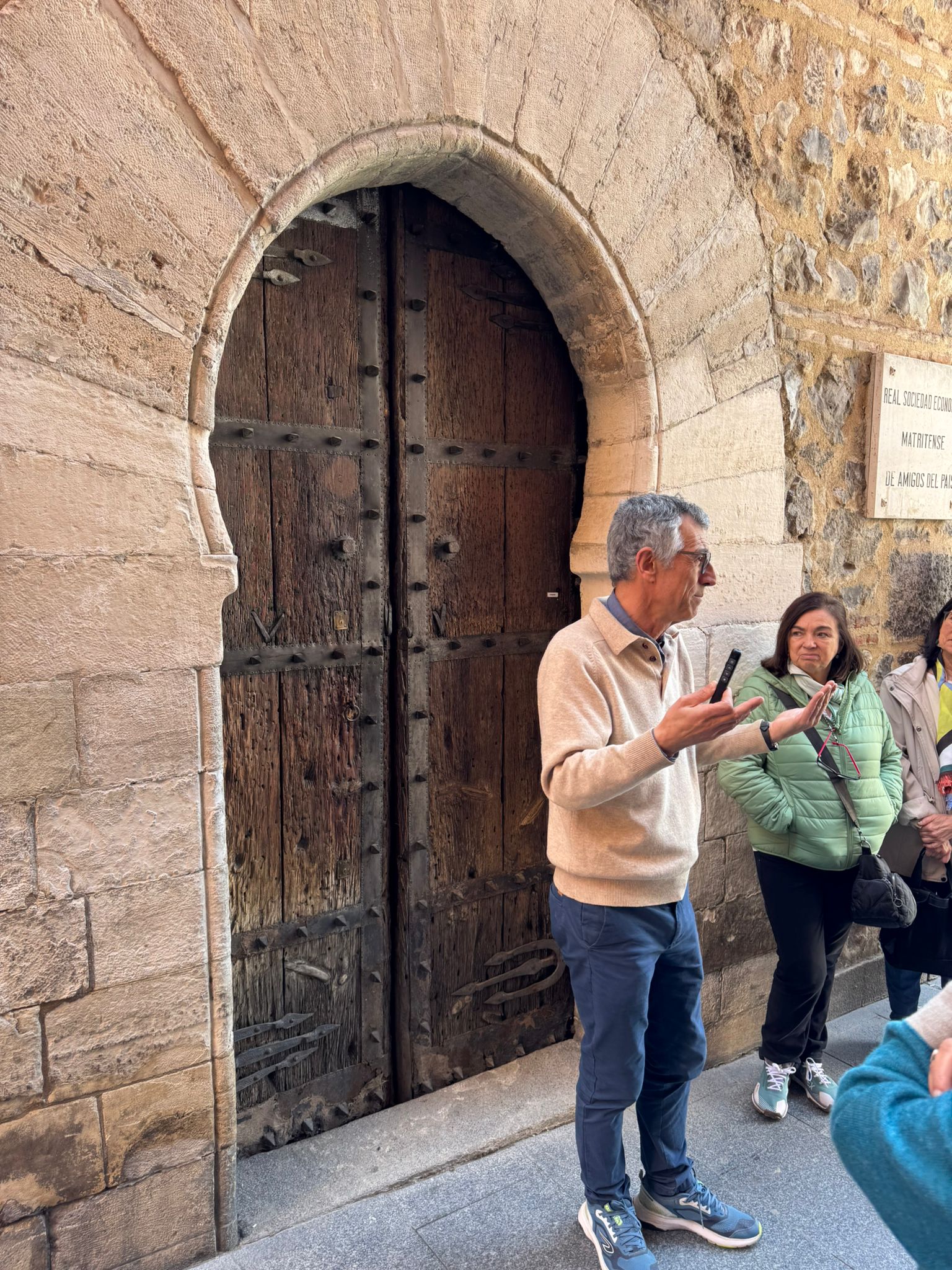 Detalle de una actividad de visita guiada en la Real Sociedad Económica Matritense